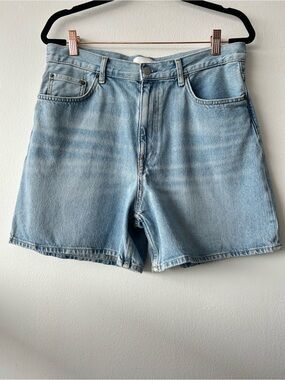 COS Women’s Light Wash Blue Denim Shorts